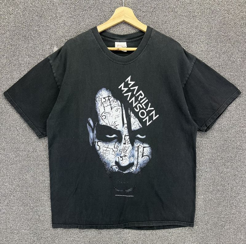 Vintage 90's Marilyn Manson Punk Rock Band Black Unisex Vintage 90's Marilyn Manson Punk Rock Band Black Unisex