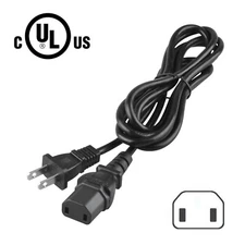 UL 6.6ft AC Power Cord Cable For Denon AVR-X4700H 9.2 Channel 8K AV Receiver