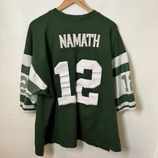 Joe Namath #12 New York Jets Mitchell & Ness Jersey NFL (1968) Authentic Size 54