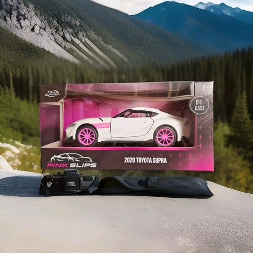 JADA DIECAST.. PINK SLIPS.. 2020 TOYOTA SUPRA . 1:32 SCALE..2023 RELEASE