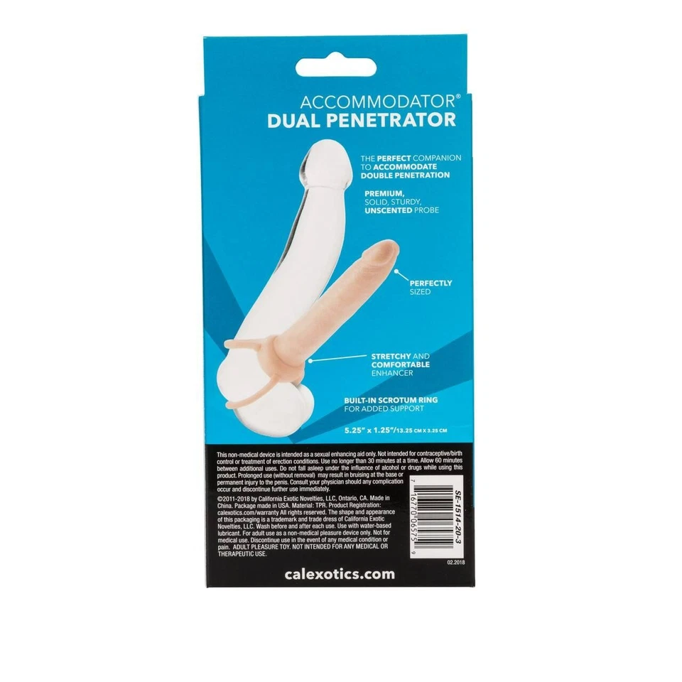 Cal Exotics Accommodator® Dual Penetrator™ - слоновая кость - Изображение 4 из 4