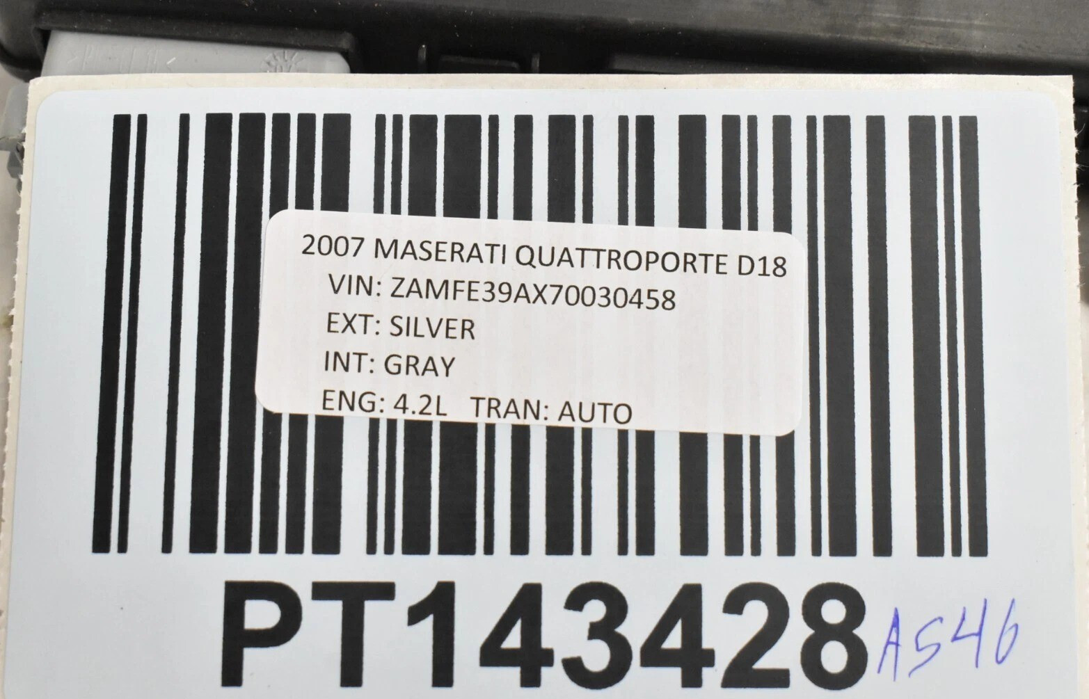 03-13 Maserati Quattroporte Front Left Driver Seat Control Module 980139418 Oem