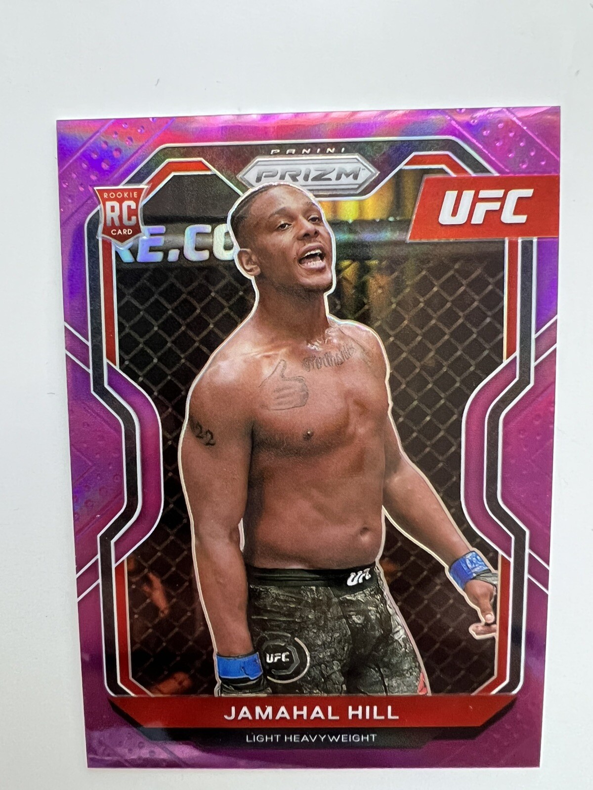 2021 UFC Prizm Jamahal Hill RC Rookie SP PURPLE  /149
