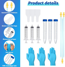 AI Dog Breeding Kit   3 Sets Artificial Insemination Tools