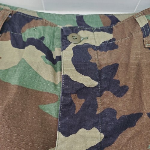Mens Large US Military Combat Cargo Pants Camoflague 7583/8999 Button Fly 35-39" - Picture 18 of 24