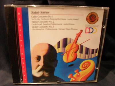 Saint-Saens - Concertos  -Yo-Yo Ma / Cecile Licad / Cho-Liang Lin
