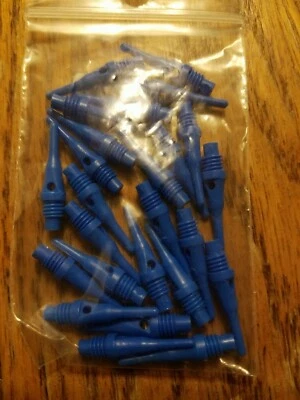 GLD PRODUCTS Viper Dart Accessory Tufflex III Blue 2BA Thread Super Short Soft Tips