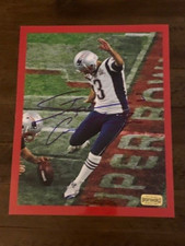 Patriots Stephen Gostkowski  Autograph 8x10 Photo Pose 2