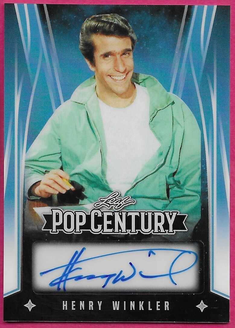 2025 Leaf Metal Pop Century HENRY WINKLER #BA-HW1 Blue Prismatic