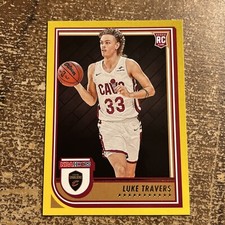 2022-23 NBA HOOPS LUKE TRAVERS YELLOW PARALLEL ROOKIE #272 CLEVELAND CAVALIERS