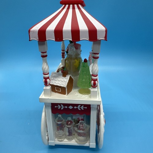 Set carrello caramelle firmato Hallmark Sweet Santa Treat 2018 ornamenti statuine evento - Foto 11 di 13