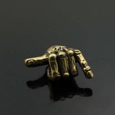 Solid Brass Hand Shaped Lanyard Bead Paracord Knife Tool Beads Pendant US