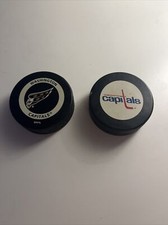 Capitals Game Used Hockey Pucks