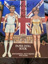 Chuck & Di Have a Baby Paper Doll Book,1982, 16 Pages, Uncut, Princess Diana