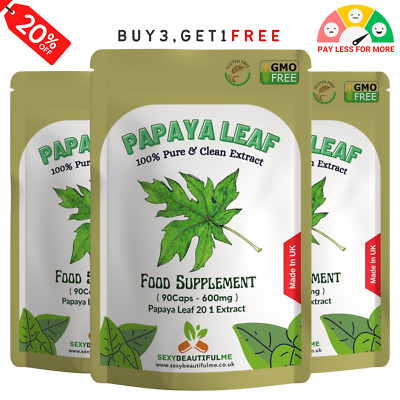 Papayablattextrakt Kapseln 12000mg - Blutgesundheit & Blutzucker Gesundheit - Gemüse Kapseln