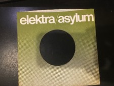 ELEKTRA ASYLUM RECORDS COMPANY SLEEVE for 7" Vinyl VG 