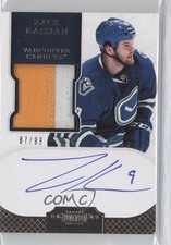 2011 Panini Dominion Rookie Short Print 87/99 Zack Kassian #199 Patch Auto 2v9