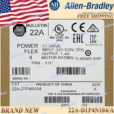 New AB 22A-D1P4N104/A PowerFlex 4Drive US Stock Same Day Free Ship AB
