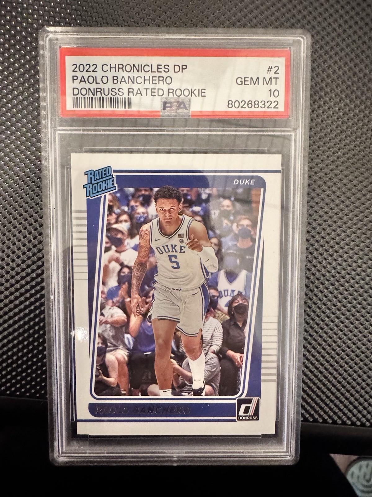 2022-23 Panini Chronicles Draft Picks - Donruss Rated Rookies Paolo Banchero #2