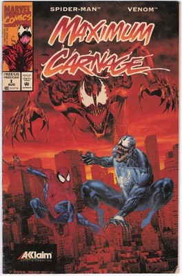 Maximum Carnage #1 FN/FN+ Acclaim Promo Issue (Marvel Comics July 1994) - RareCo