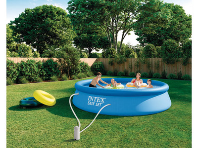 INTEX Komplettset Swimming Pool mit Filter 366x76cm Schwimmbecken Planschbecken