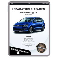 VW Sharan 7N Ab 2015 4-Zyl. 1,4L Benzinmotor 125-150 PS Reparaturleitfaden Ebook