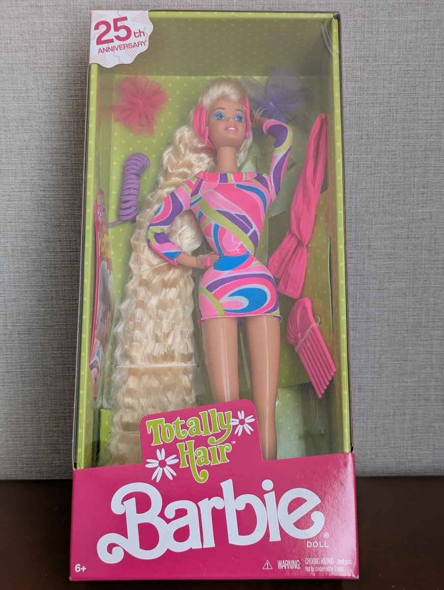 Mattel Barbie Totally Hair 25th Anniv. Doll - Rare Collector