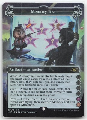 Memory Test (5-6) (221b) - Unfinity Foil - MTG NM