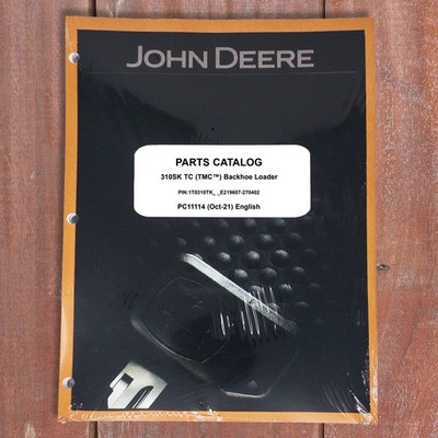 John Deere 310SK TC TMC Backhoe Loader K Series Parts Catalog Manual - PC11114