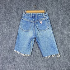 Vintage Guess Jean Shorts Size 26 / 9 Inseam Pre Shrunk Cut Off Georges Marciano