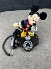 Old Vintage 1997 Disney Mickey Mouse Friends Animated Talking Phone MC Telemania