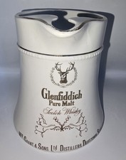 Glenfiddich Whisky Water Jug – Vintage Keramik Werbekrug – Pure Malt-Distillery