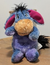 Disney Store Exclusive Eeyore Beanie Plush 6" Winnie the Pooh Fuzzy Soft