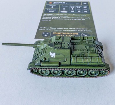 1x Polish SU-85 22/50 Counter Offensive Axis & Allies Miniatures