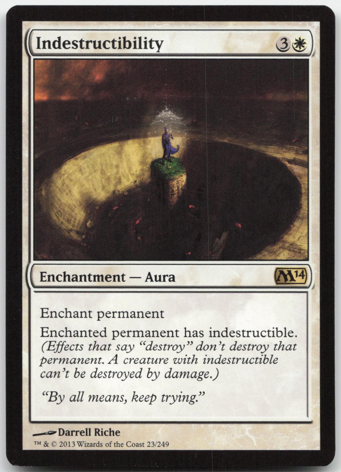 Indestructibility - Magic 2014 (M14) - Rare - Magic: The Gathering