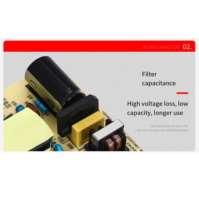 24V 100W Schaltnetzteil LRS10024 für Überwachungskameras und Leuchten