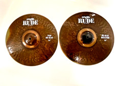 Paiste Rude 14 inch Hi-Hat Cymbals Current Logo 2013  in Great Condition