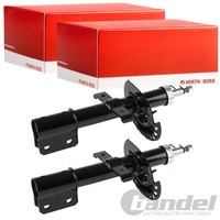 2X Herth+Buss Gasdruck StoßDÄMpfer Vorne Links+Rechts Passend FüR Renault Clio