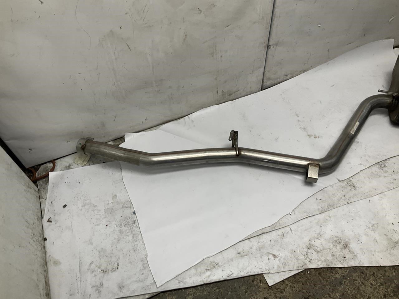 14-17 Maserati Quattroporte 3.0L Exhaust Muffler Right Section Q