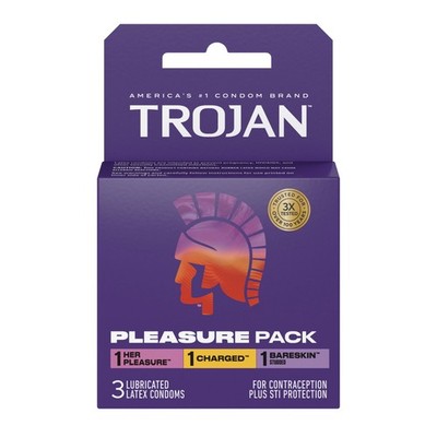 Trojan Pleasure Pack Variety Sampler Lubricated Latex Condoms - Choose Quantity | eBay Trojan Pleasure Pack Variety Sampler Lubricated Latex Condoms - Choose Quantity | eBay