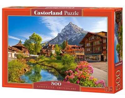 Castorland B-52363 Hobby Panoramic Kandersteg, Switzerland Jigsaw Puzzle, 500 Pi