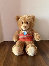 Build-A-Bear Workshop Brown Plush Bear Brown Eyes Moana Top W Tags