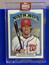 JAYSON WERTH 2023 TOPPS ARCHIVES SIGNATURE SERIES AUTO/19 PHILADELPHIA PIILLIES