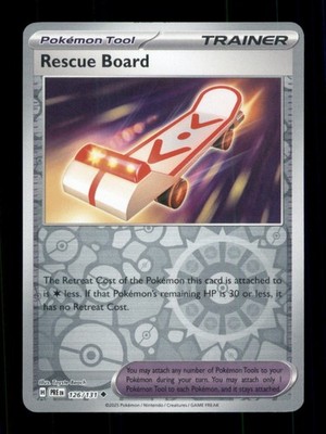 Rescue Board Uncommon Reverse Holo SV: Prismatic Evolutions 126/131 NM