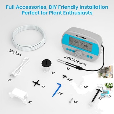 Automatic Plant Irrigation Kit for 15 Indoor Plants - Programmable & Leak-Proof
