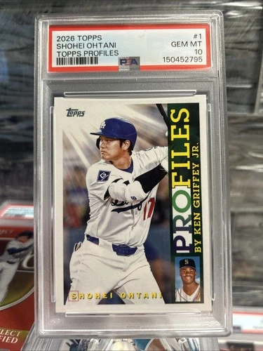Shohei Ohtani 2026 Topps #TP-1 Profiles PSA 10!!