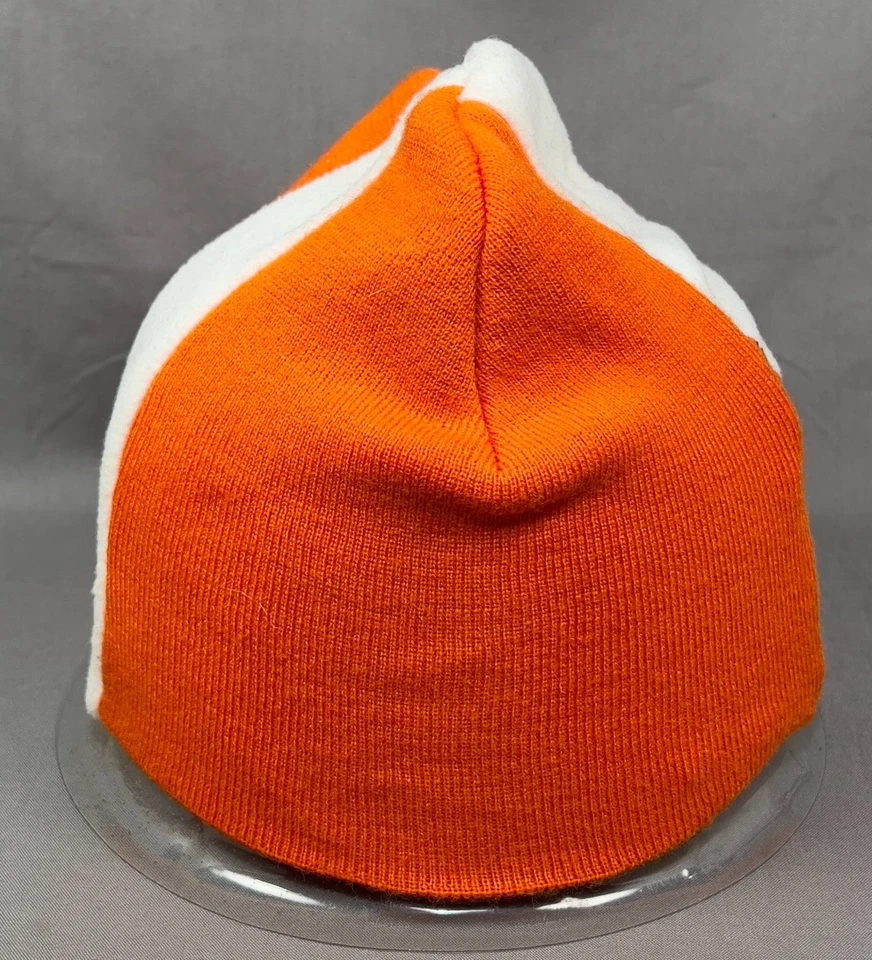 Chicago Bears NFL Gorro Calavera Gorra Sombrero Reebok Naranja Esquí Tejido Invierno Rayas Para Hombres Foto 2 de 4