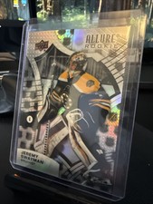 2021 Upper Deck Allure Hockey Jeremy Swayman Rookie Card NHL Shield Holo Bruins