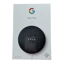 Google Nest Mini 2nd Generation Smart Speaker with Google Assistant New Charcoal