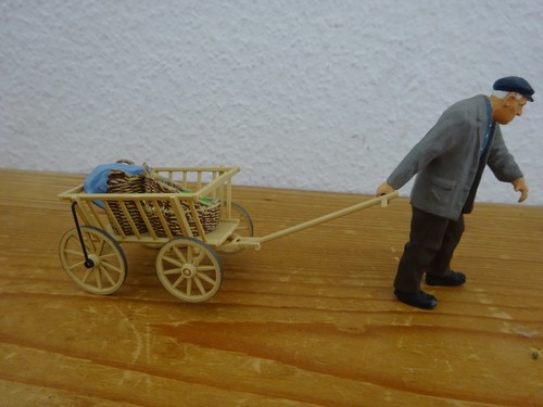 LGB, Preiser 45109 Bauer tira de vagón escalera, precio original 42,-€ | Condition: Gebraucht